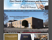 Tablet Screenshot of firstchurchindy.org